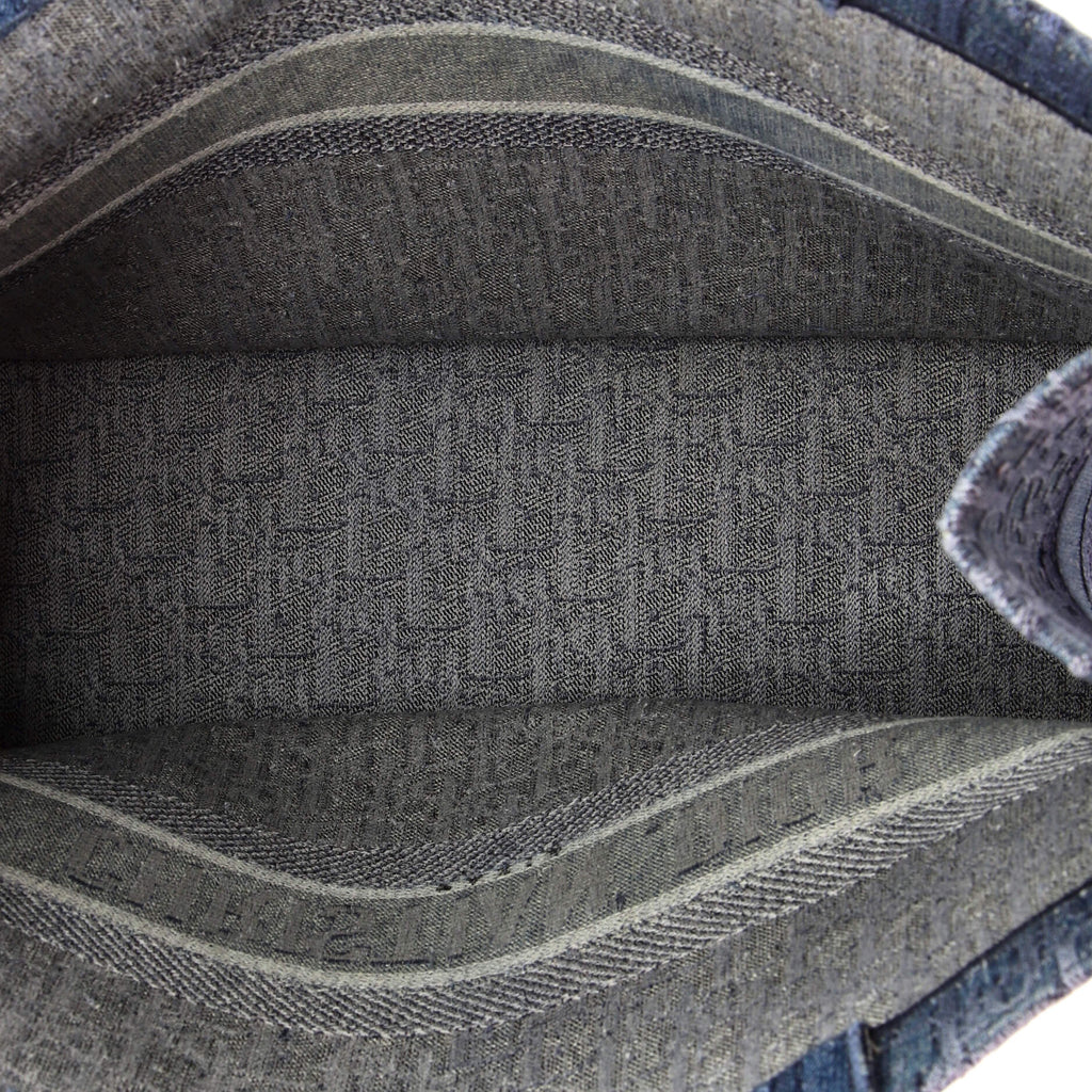 Book Tote Oblique Denim Large