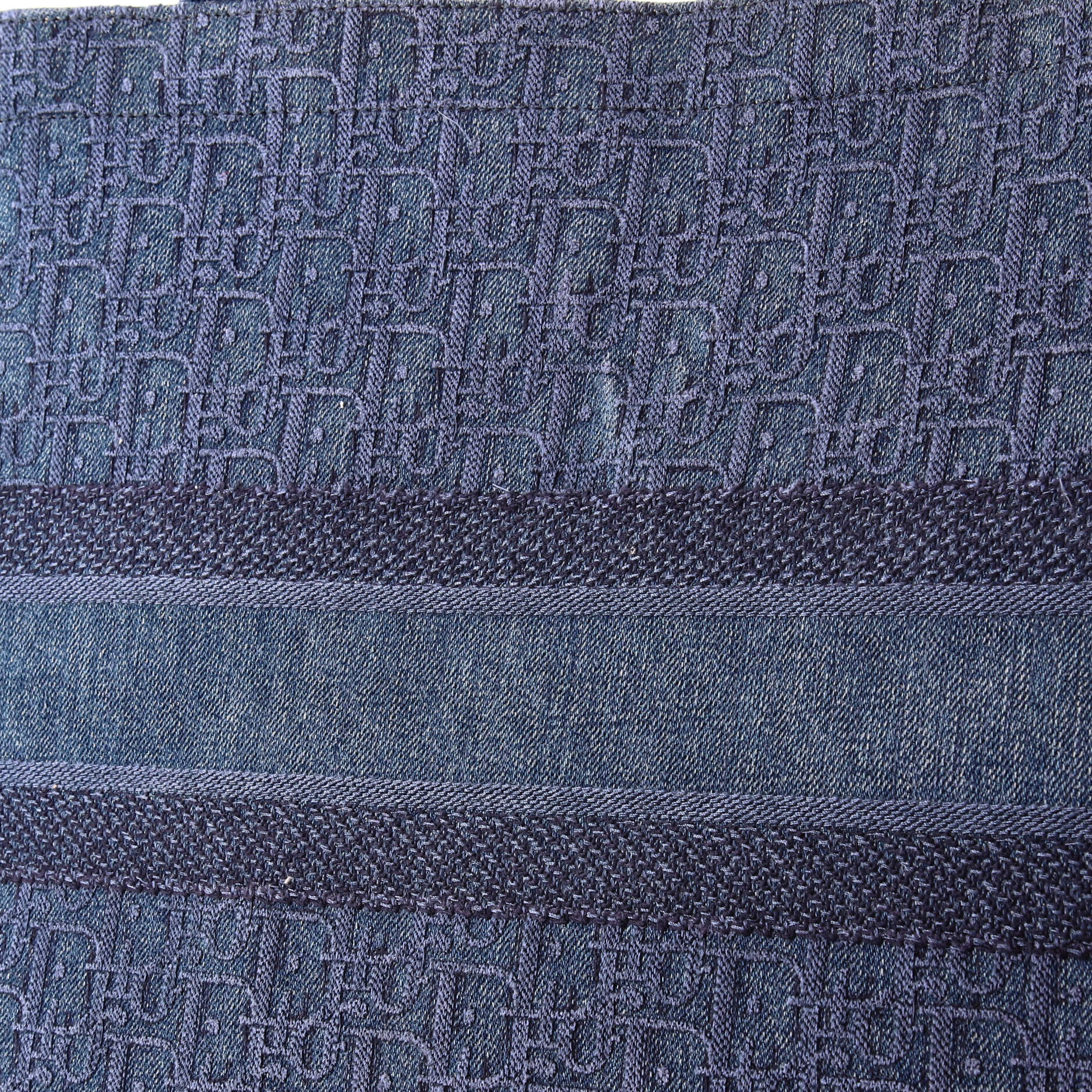 Book Tote Oblique Denim Large
