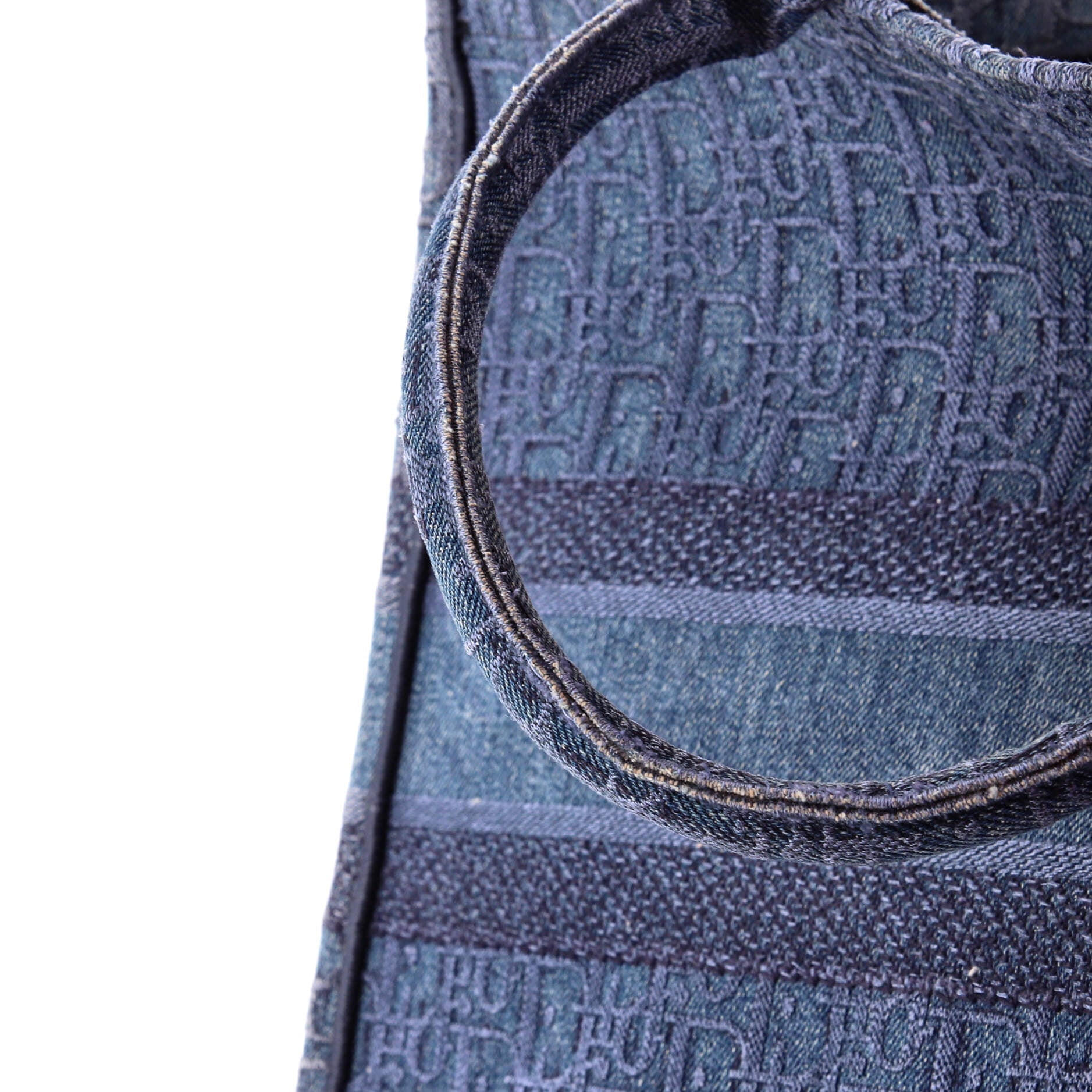 Book Tote Oblique Denim Large
