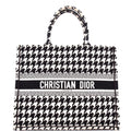 Book Tote Houndstooth Canvas Large