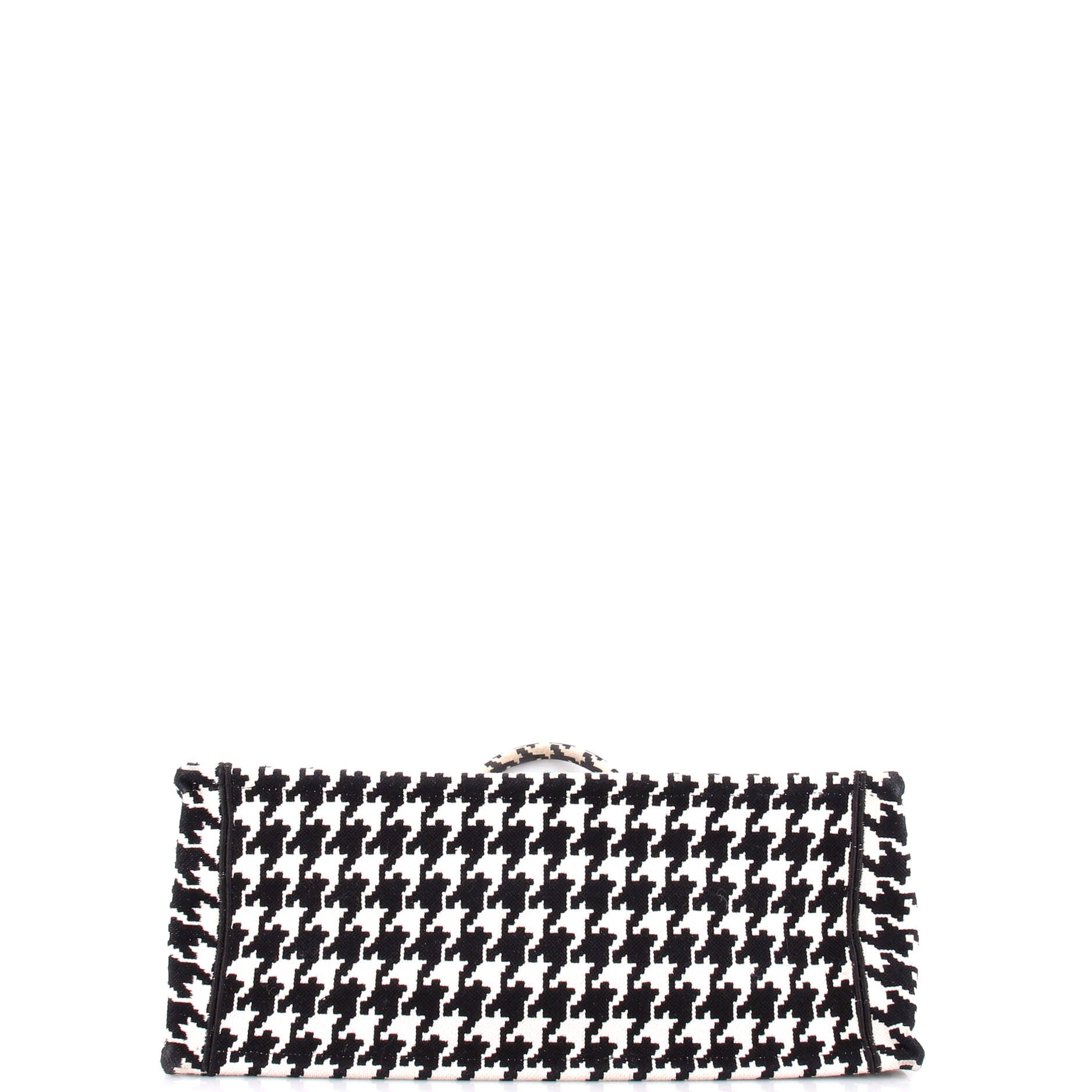 Book Tote Houndstooth Canvas Large