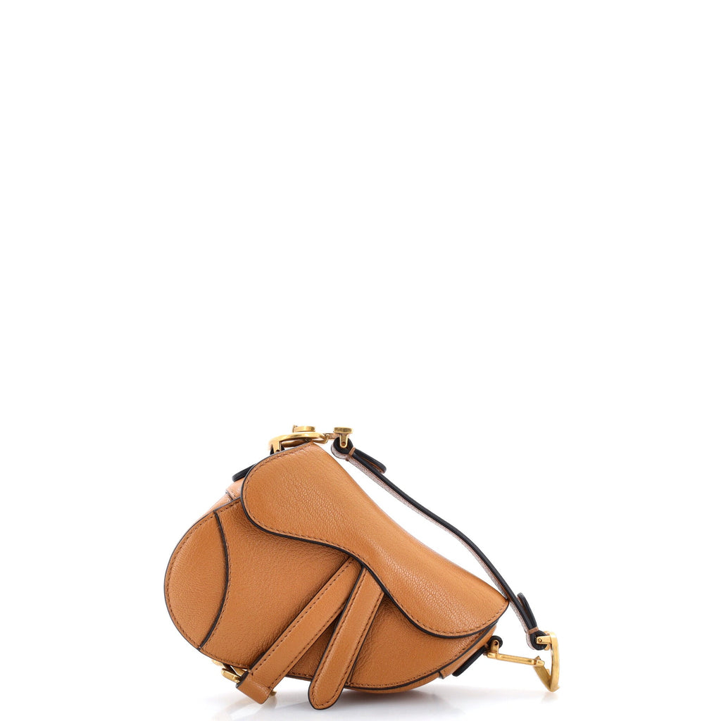 Saddle Handbag Leather Micro