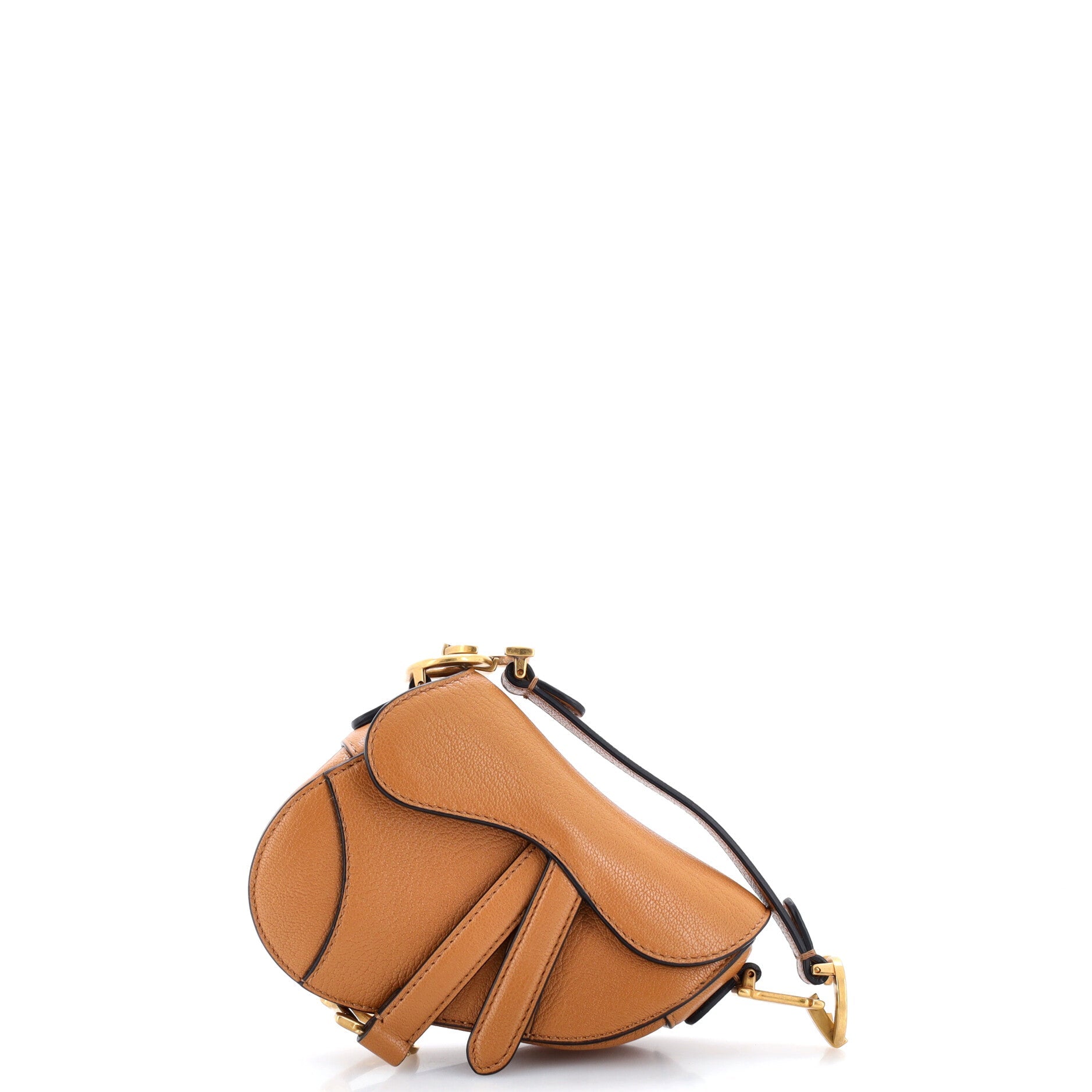 Saddle Handbag Leather Micro