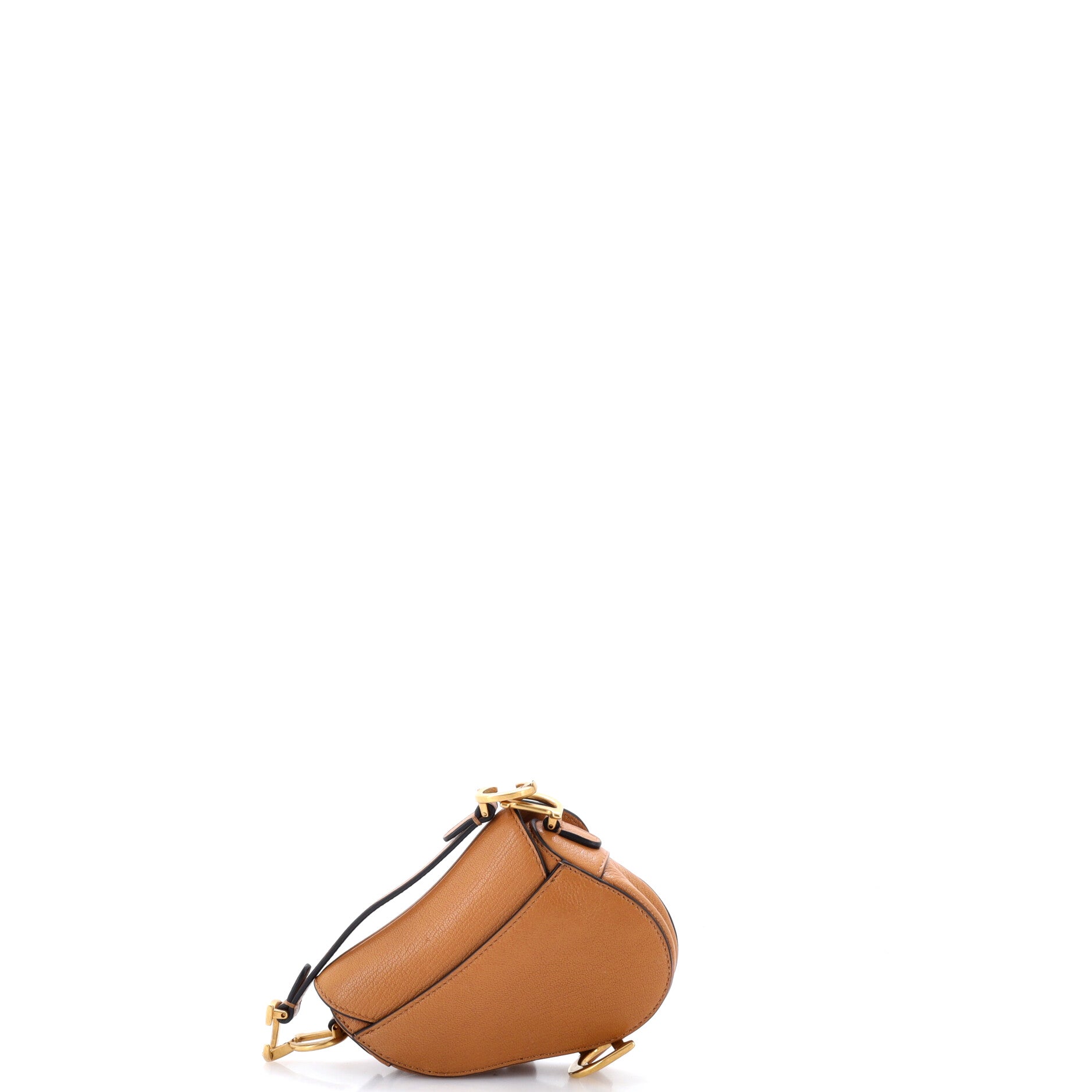 Saddle Handbag Leather Micro