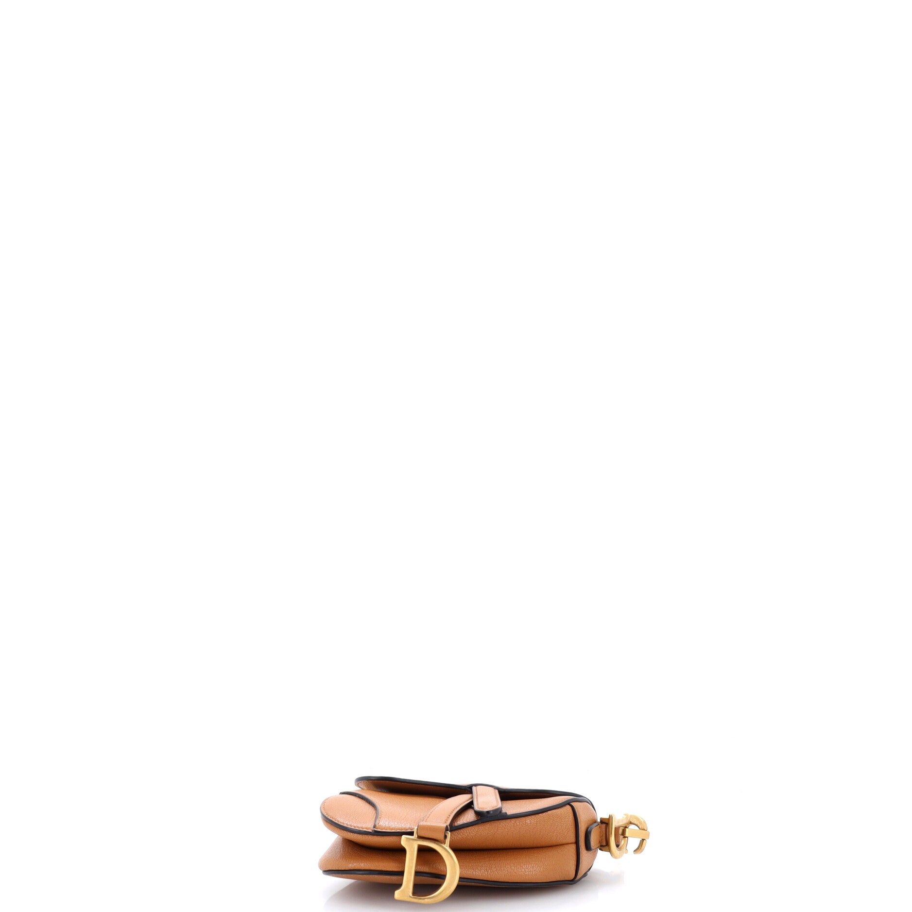 Saddle Handbag Leather Micro