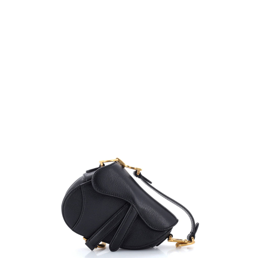 Saddle Handbag Leather Micro