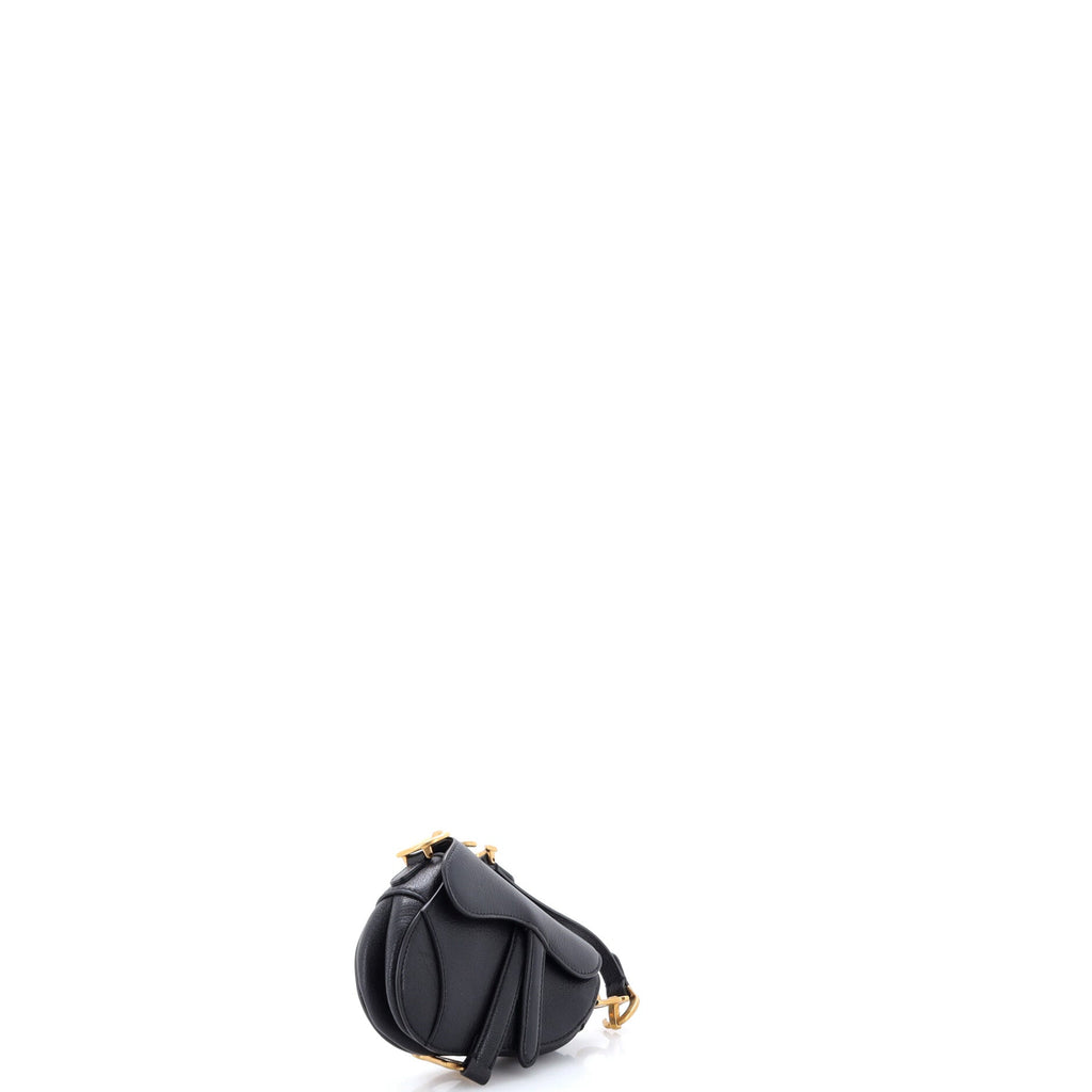 Saddle Handbag Leather Micro
