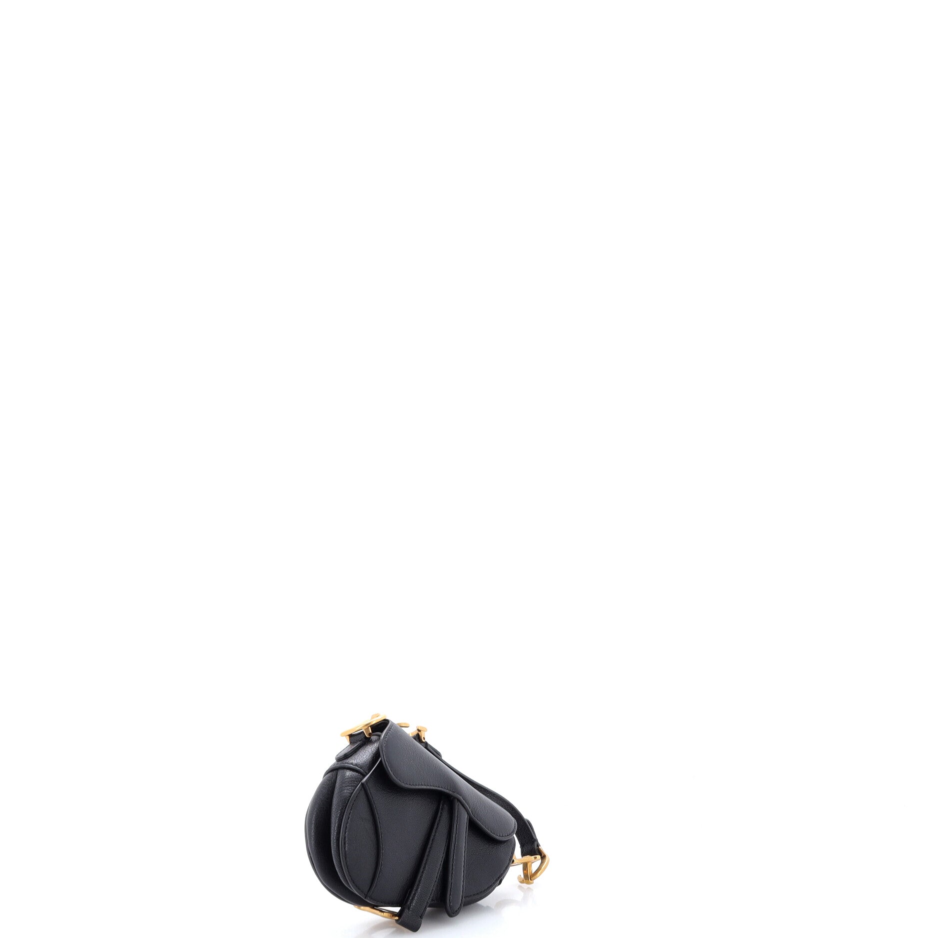Saddle Handbag Leather Micro