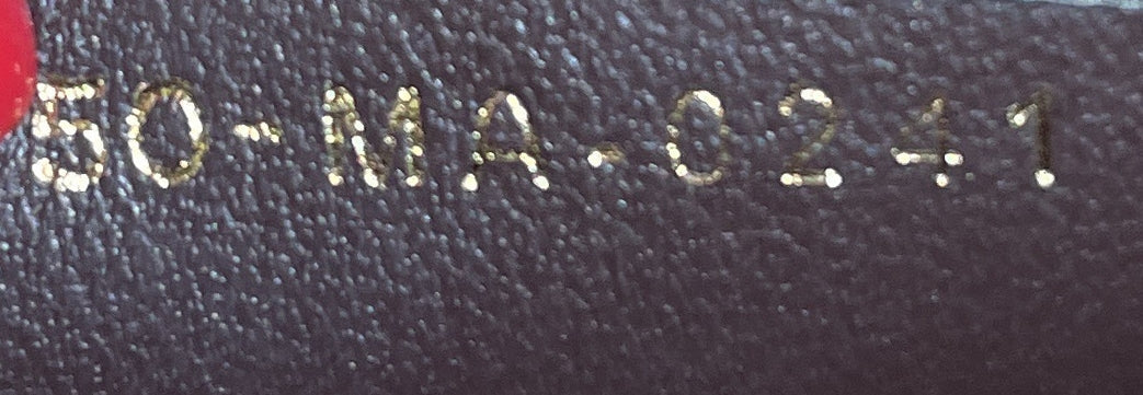 Saddle Handbag Mizza Embroidered Canvas Medium