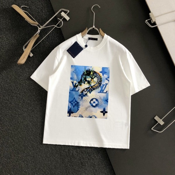 L X V Dragon Cloud printed T-shirt