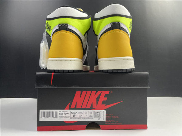 JRD1 White Black Volt University Gold 555088-118