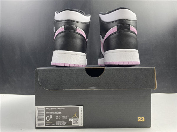 JRD1 Mid White Black Light Arctic Pink 555112-103