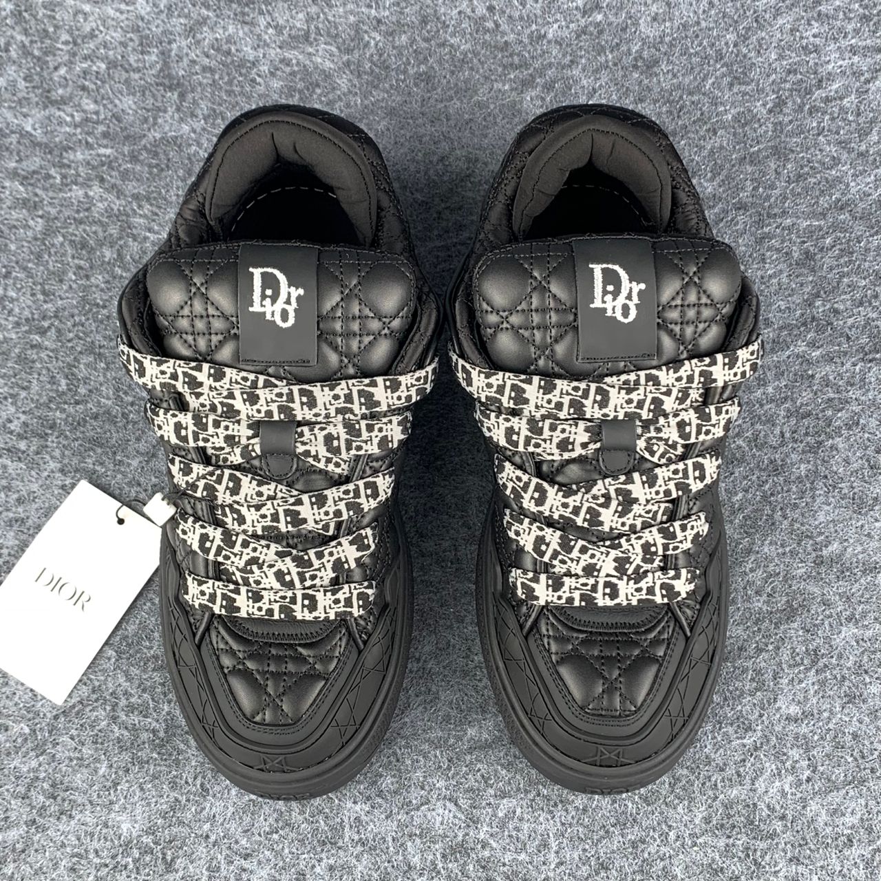Dior B9S Skater 'ERL Black Quilted Cannage Calfskin'