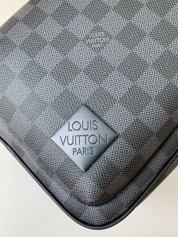 L X V damier graphite Men's Shoulder Bags M45302, Top Quality Size: 20X31X7cm