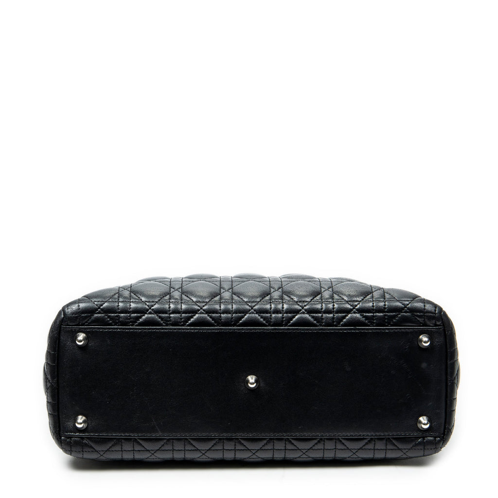 Lady Dior Bag Cannage Quilt Lambskin Large