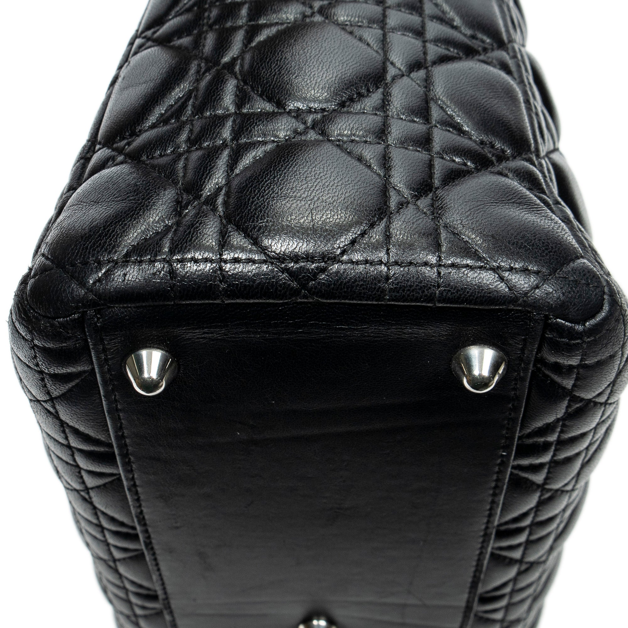 Lady Dior Bag Cannage Quilt Lambskin Large