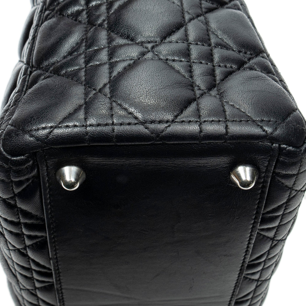 Lady Dior Bag Cannage Quilt Lambskin Large