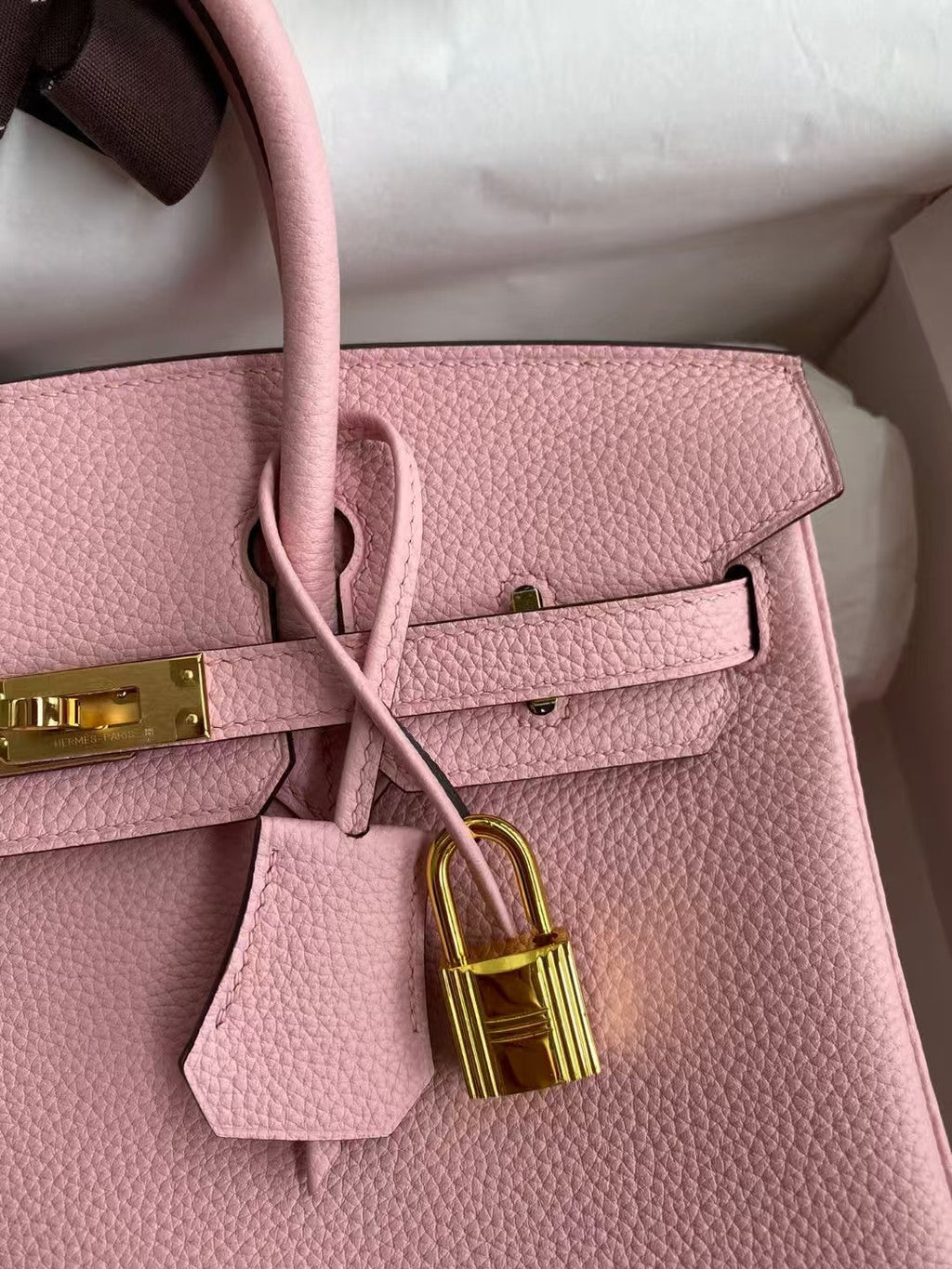 HM BIRKIN 25CM BABY PINK TOGO LEATHER GOLD HARDWARE