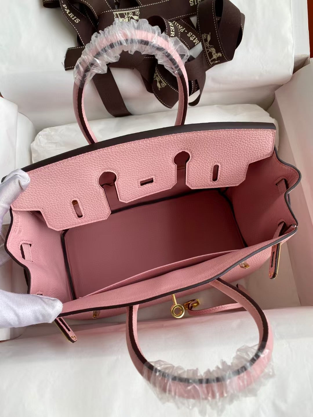 HM BIRKIN 25CM BABY PINK TOGO LEATHER GOLD HARDWARE