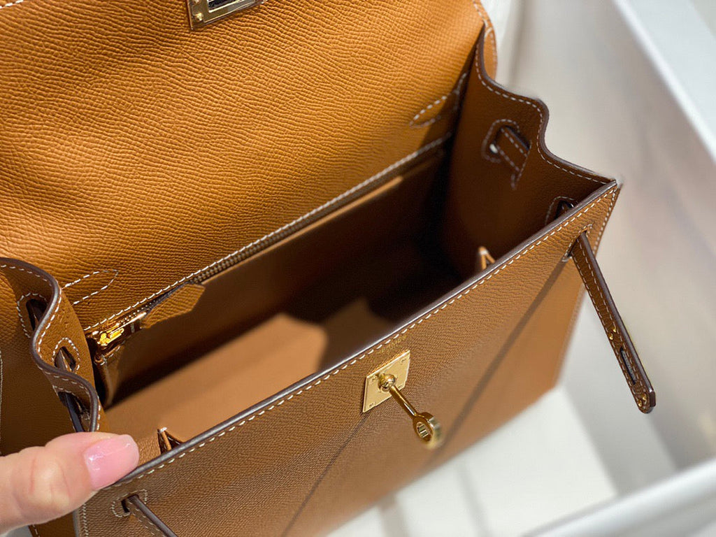 Hermes 2025 Kelly Brown Togo Leather with Gold Hardware