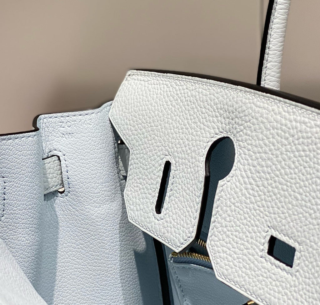 Hermes 2026 Birkin Bag 30cm Blue Togo Calfskin With Gold Hardware