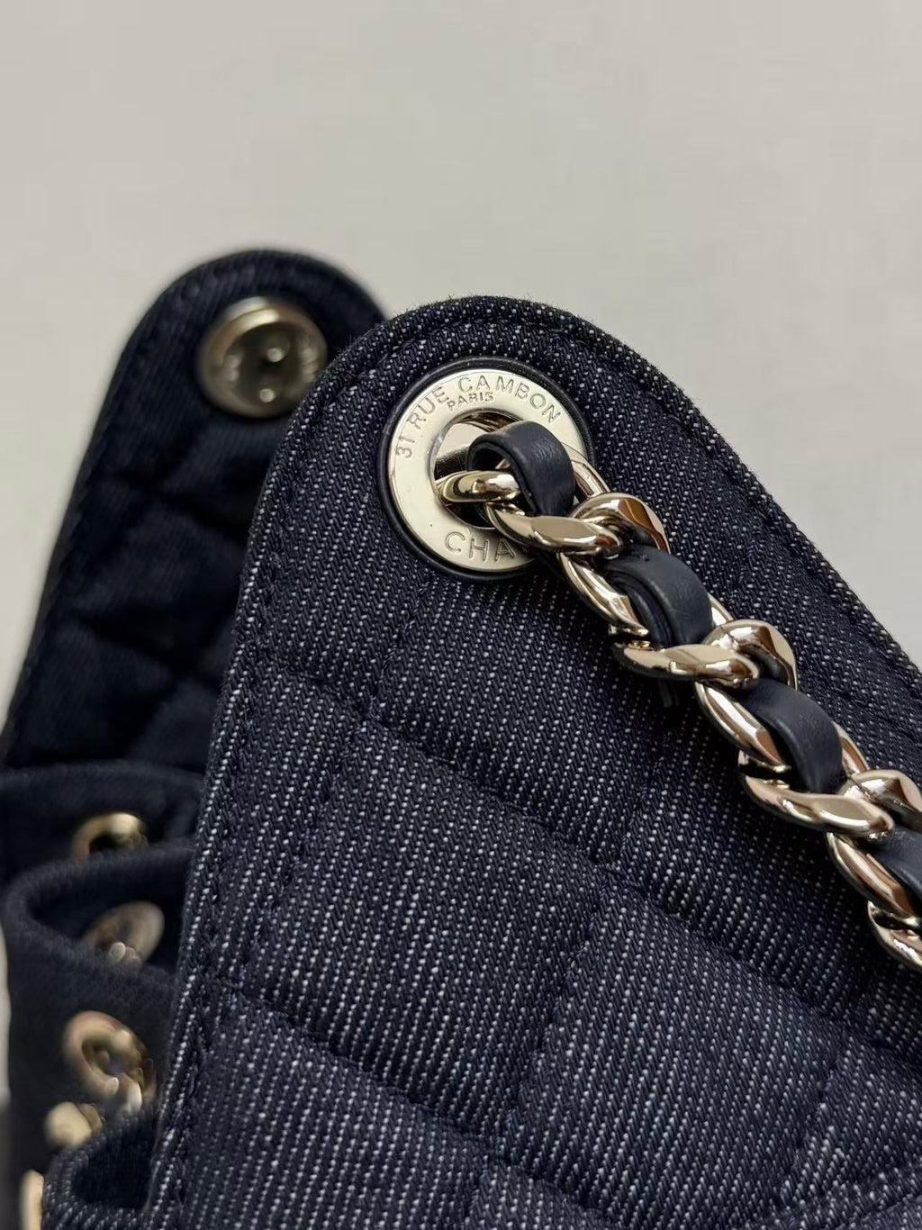 Chanel 2026 Hobo Bags 30cm Dark Blue Denim