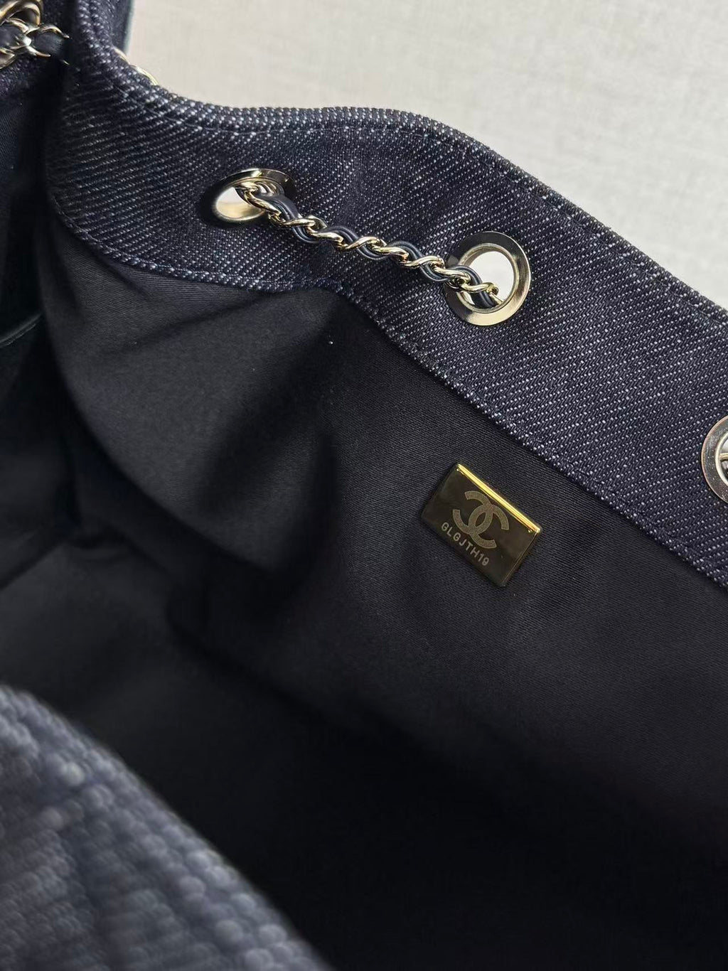 Chanel 2026 Hobo Bags 30cm Dark Blue Denim
