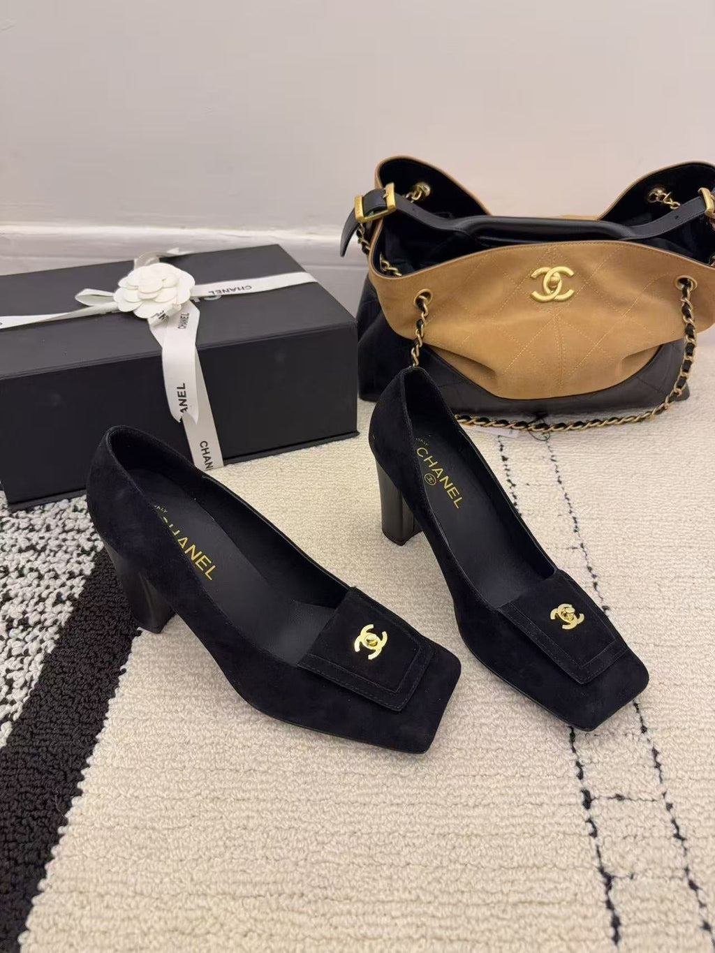 Chanel 2026 Pump Black All Suede