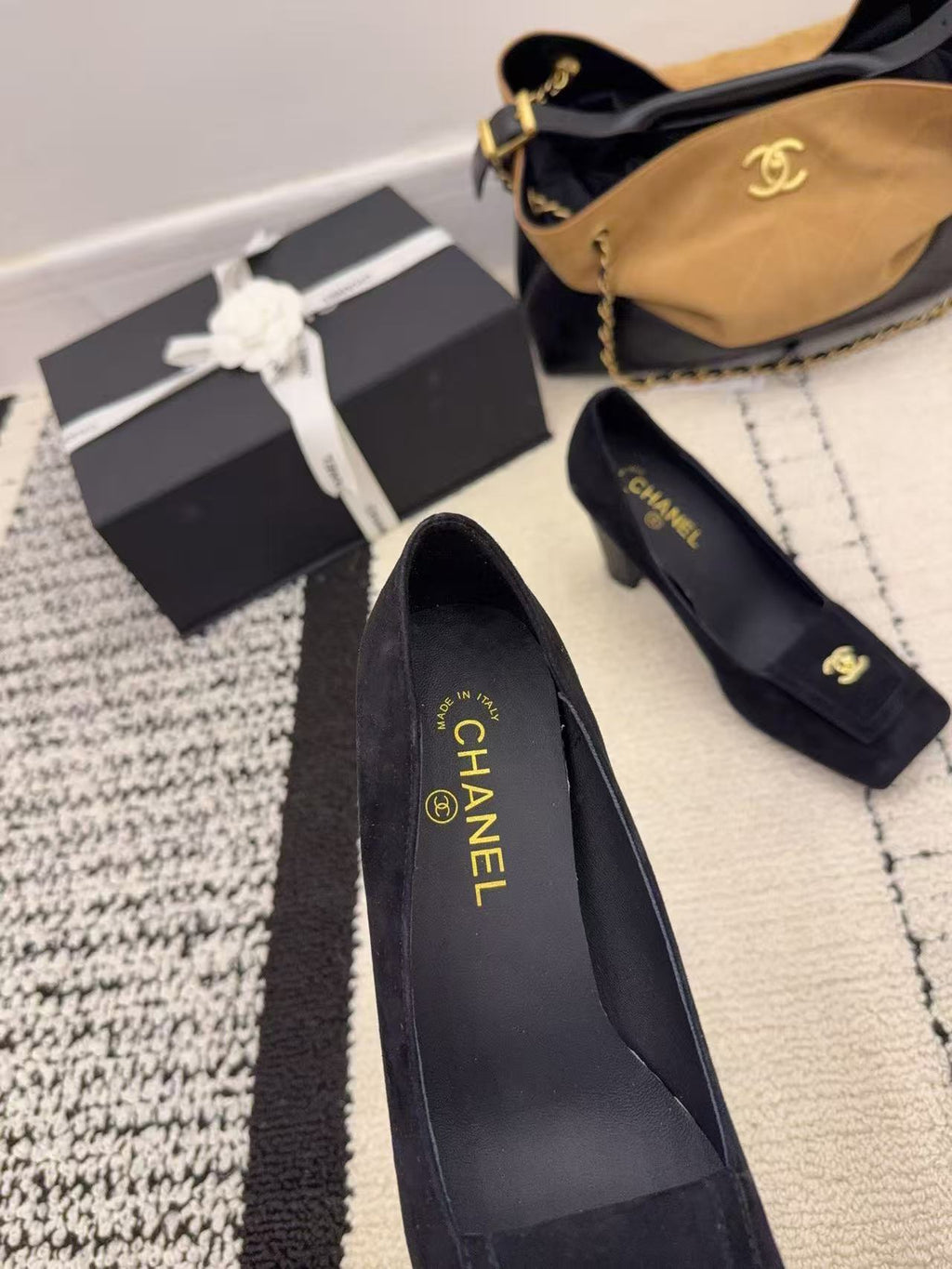 Chanel 2026 Pump Black All Suede