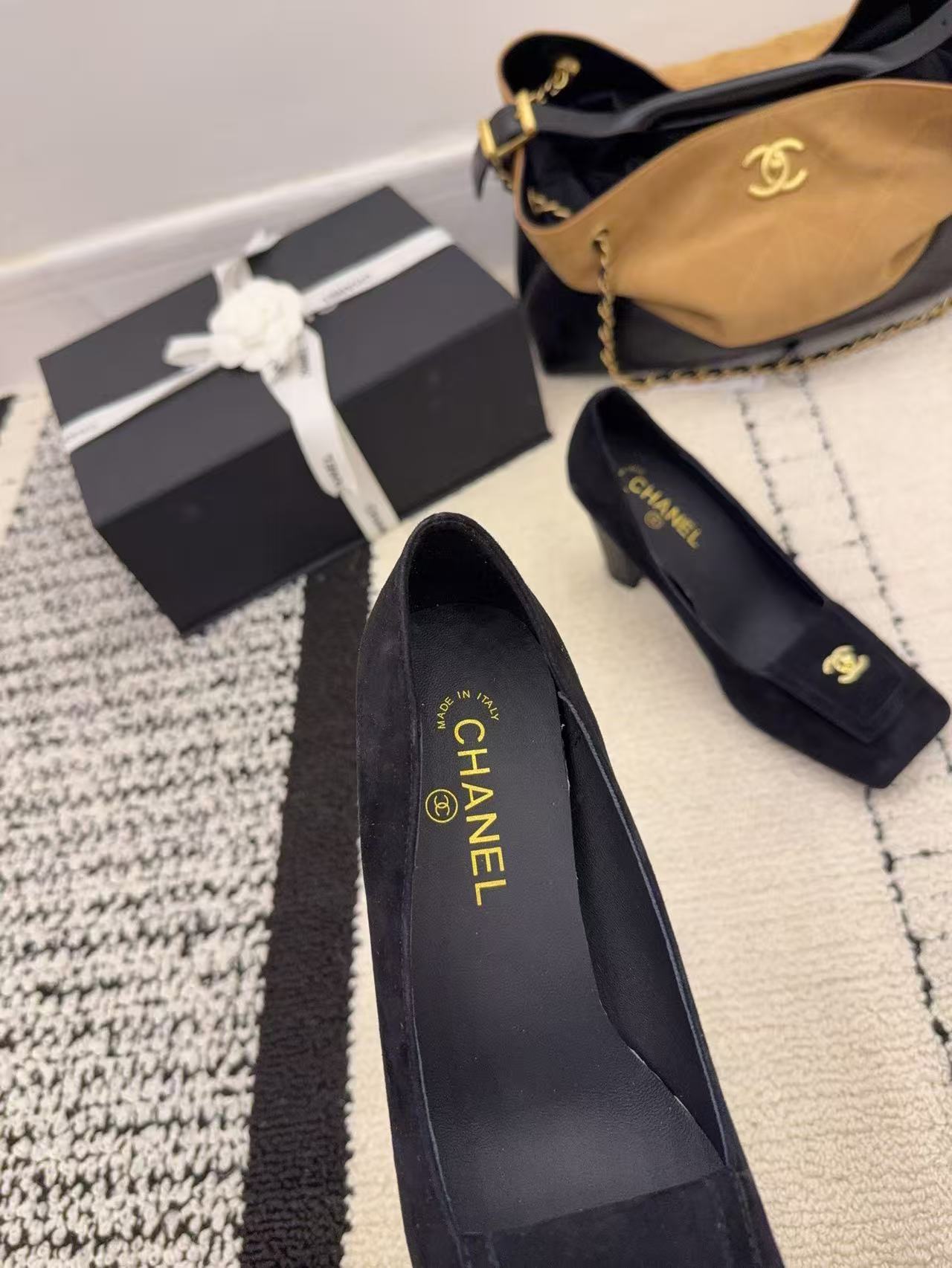 Chanel 2026 Pump Black All Suede