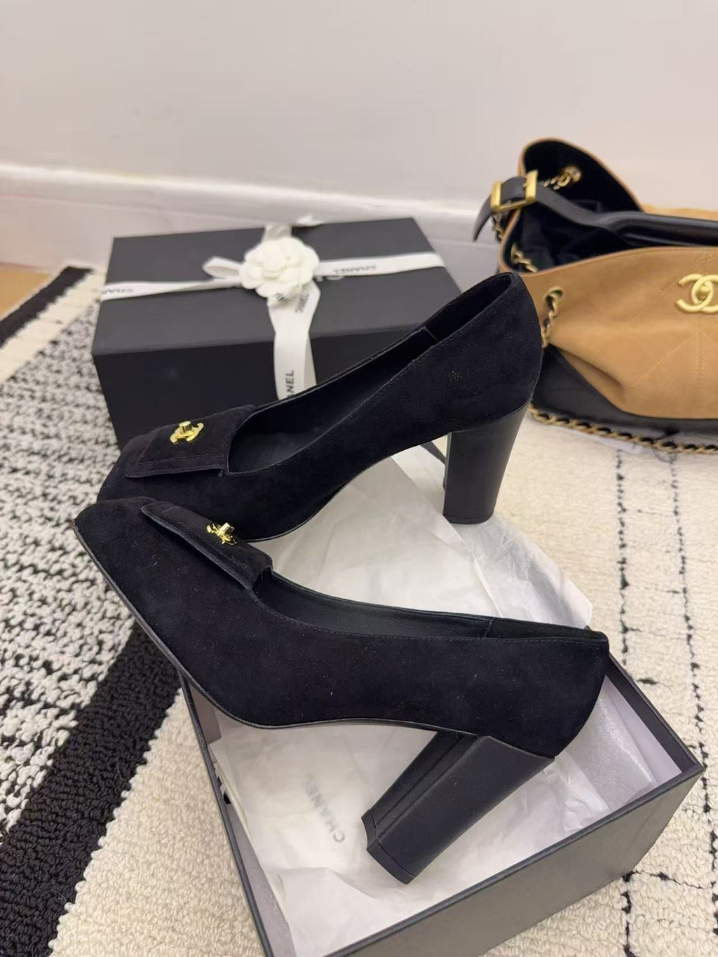 Chanel 2026 Pump Black All Suede