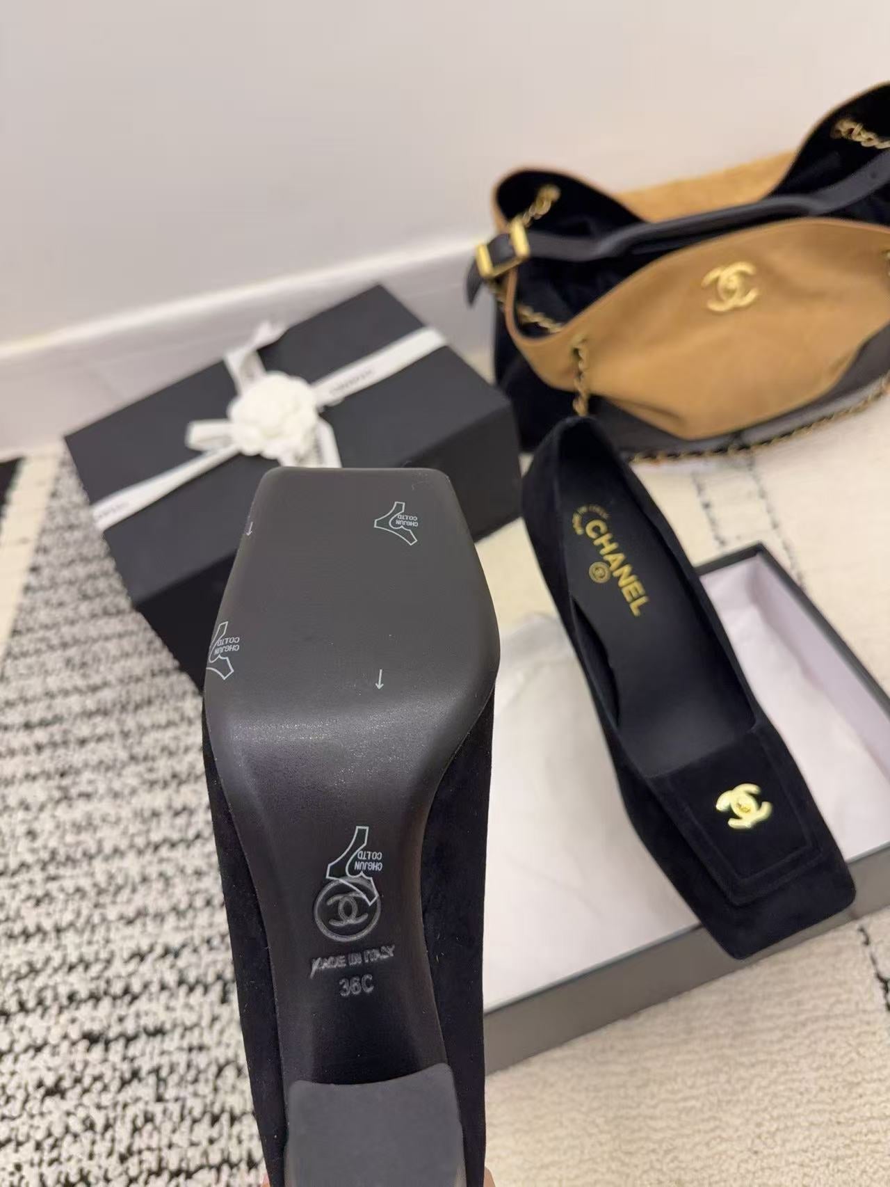 Chanel 2026 Pump Black All Suede