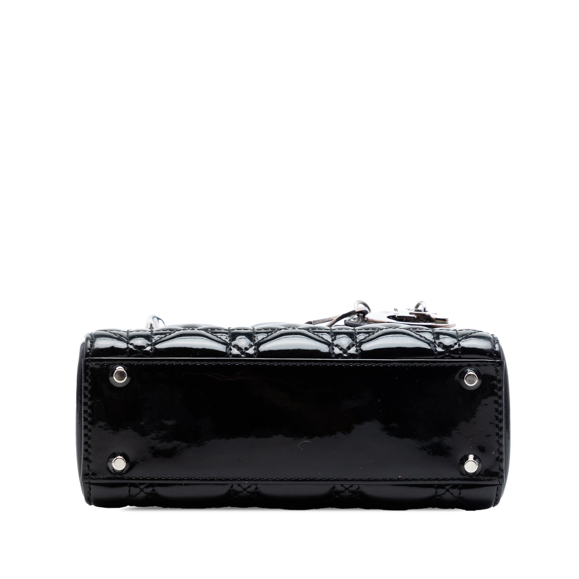 Lady Dior Bag Cannage Quilt Patent Mini