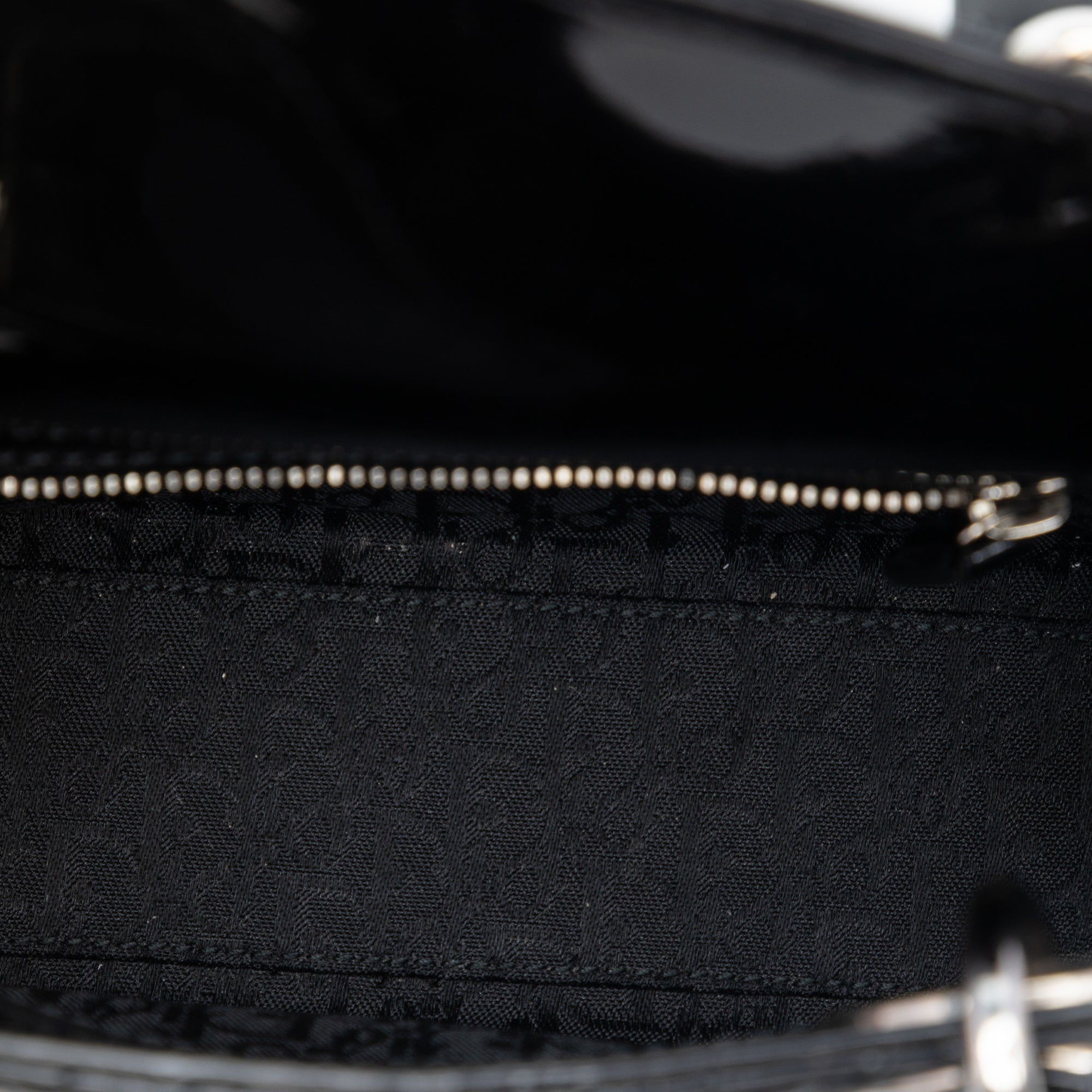 Lady Dior Bag Cannage Quilt Patent Mini