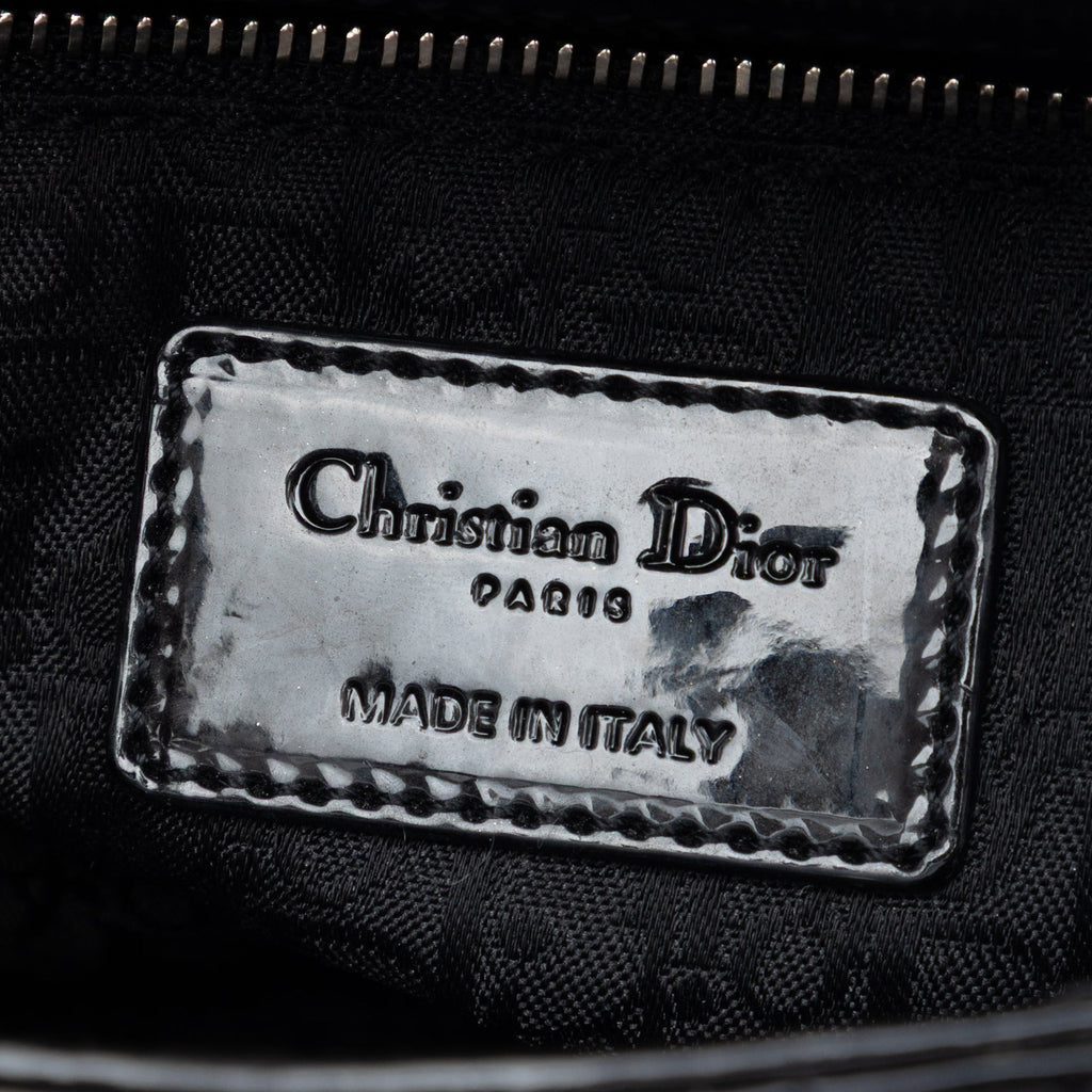 Lady Dior Bag Cannage Quilt Patent Mini