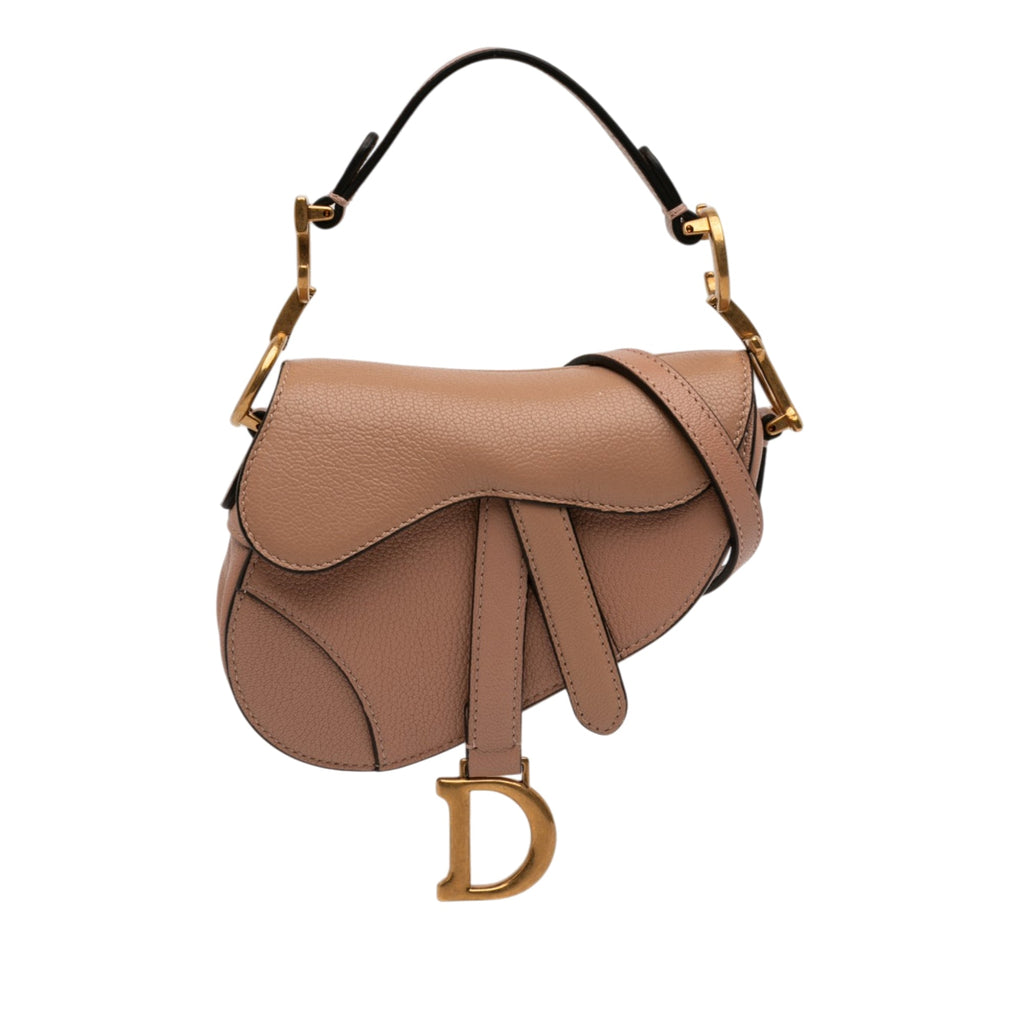 Saddle Handbag Leather Micro