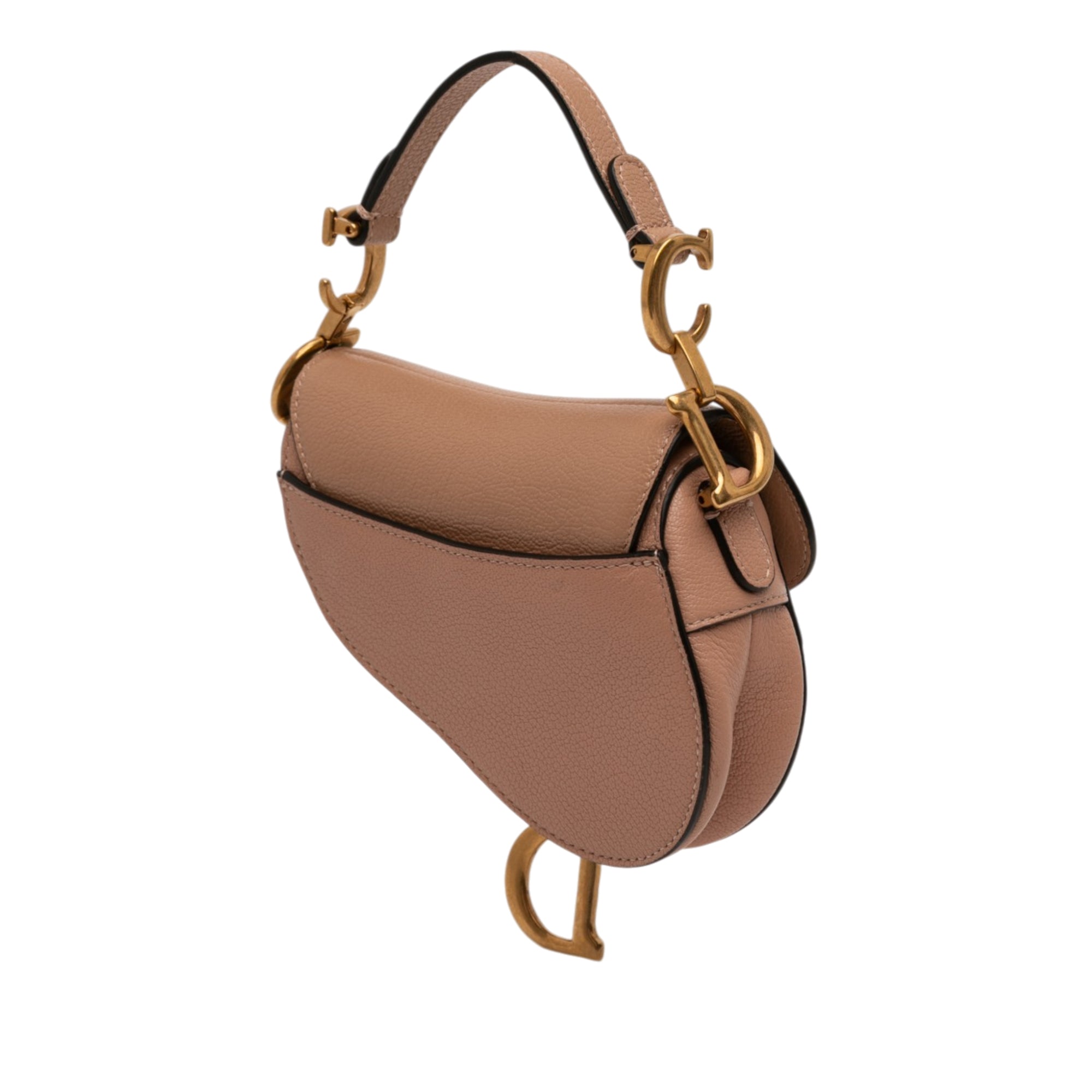 Saddle Handbag Leather Micro