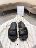 Dior 2026 D-Lane Platform Slide Padded Lambskin 713666