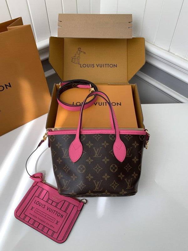 L X V's new NEVERFULL BANDOULIÈRE INSIDE OUT BB Shopping Bag M12099 Size: 16.5*11*26.5cm