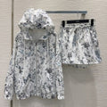CD 25 Set White mix Grey Polyester