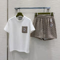Gucci 2025 Set White Gray Polyester Fiber