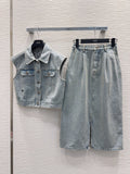 Dior 2026 Set Gray and Blue Cotton