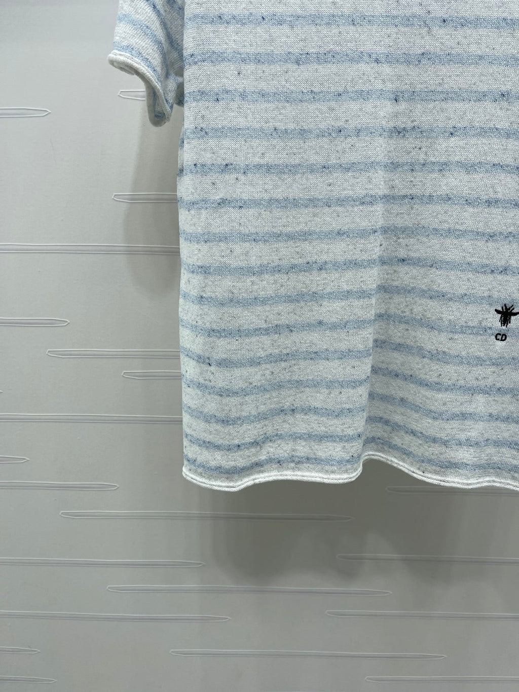 Dior 2026 Striped T-shirt Blue and Pink Wool