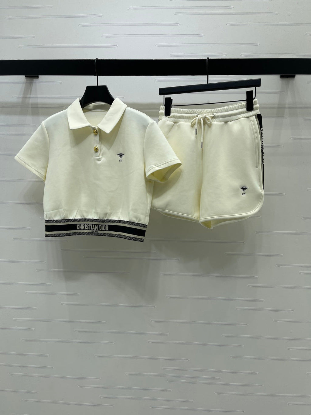 Dior 2026 Set Cream Black Cotton Polyester