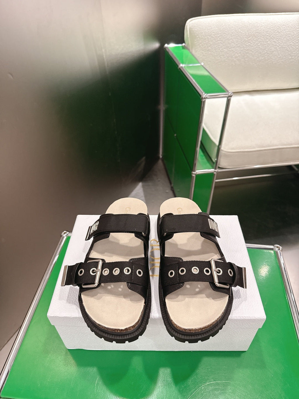 Dior 2026 Act Sandal Fabric Cowhide 718697