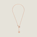 EX-LIBRIS PEDANT PINK GOLD SMALL
