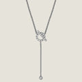 FINESSE SILVER DIAMOND NECKLACE