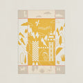 HM Avalon Epopee Blanket Jaune Wool Cashmere