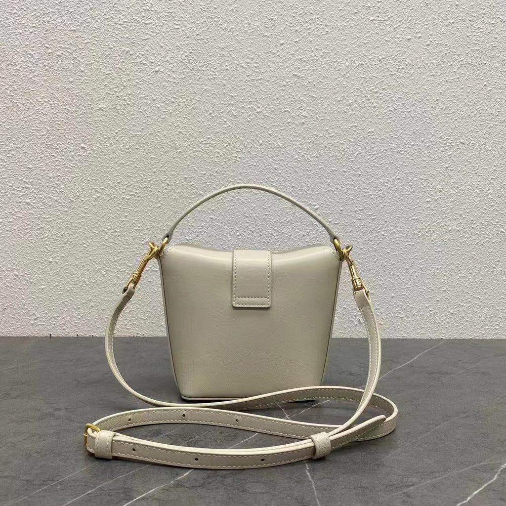 Celine 2026 Triomphe Arc De Bucket Bag 14cm Calfskin 281733