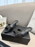 YSL 26ss Classic Mules 60 Cowhide